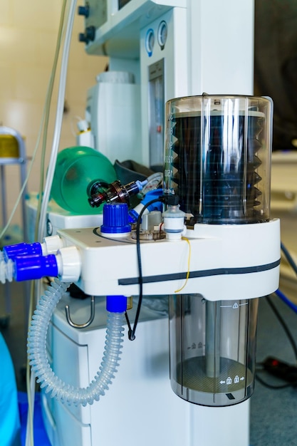 Lungs ventilation with oxygen COVID19 and coronavirus identification Pneumonia diagnosing Pandemic