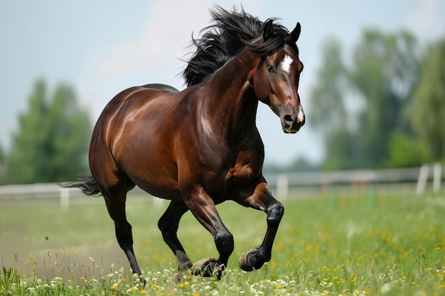 Lush Field Horse Gallop