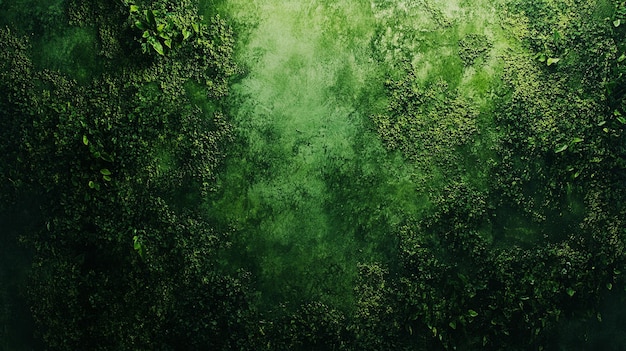 Photo lush green forest painting vivid ecofriendly nature background