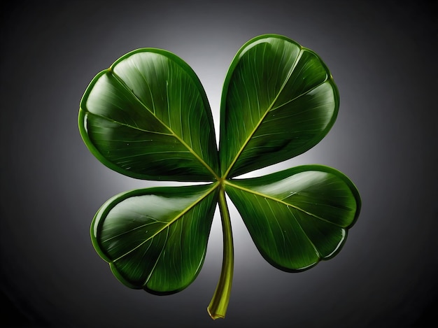 Lush Green Shamrock Leaves for St Patricks Day