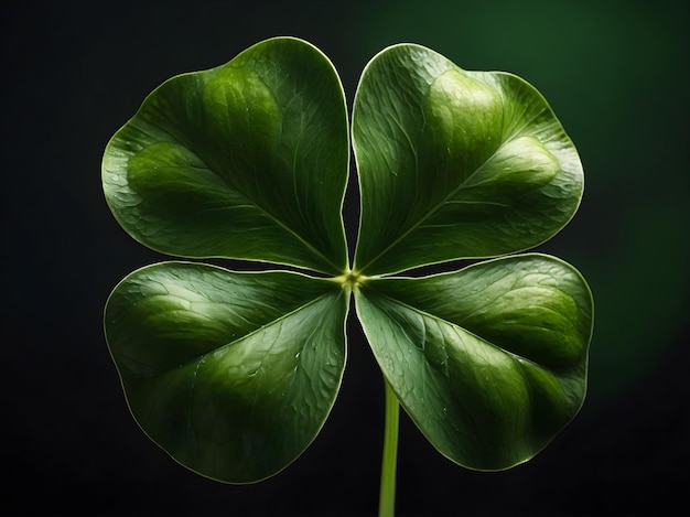 Lush Green Shamrock Leaves for St Patricks Day