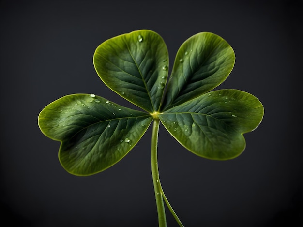 Lush Green Shamrock Leaves for St Patricks Day