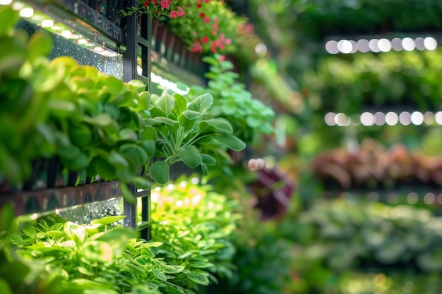 Lush indoor vertical farm