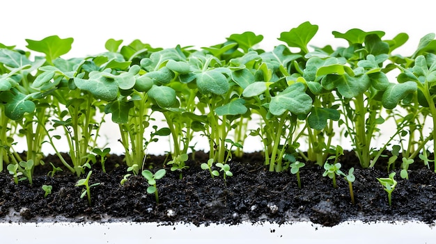 Lush Kale Garden from Above Organic Growing Space Stock Photo