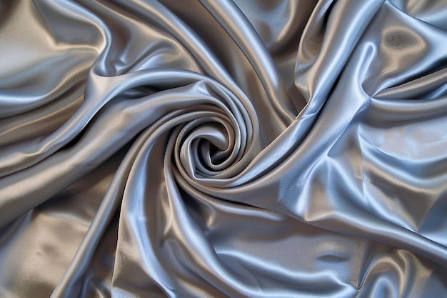 A Lustrous Silk Fabric Texture