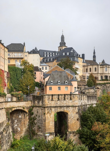 luxembourg old town center architecture