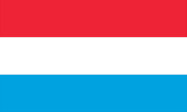 Photo luxembourgian flag of luxembourg