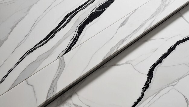 Luxurious black and white and Gold Marble Design