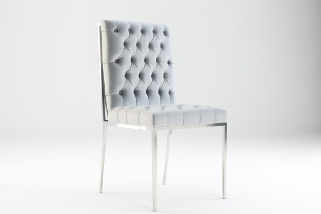 A luxurious chair on white background