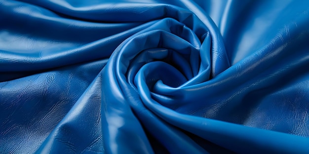 Luxurious Electric Blue Faux Leather Fabric with Microfiber Texture for HighEnd Goods Concept Electric Blue Faux Leather Microfiber Texture HighEnd Goods Luxurious