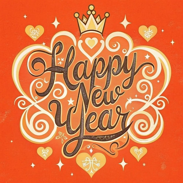 Photo luxurious and elegant happy new year designs collection