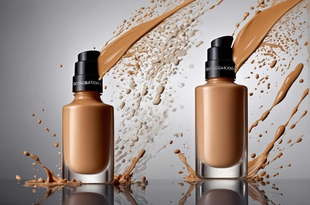 Luxurious Liquid Foundation Splash