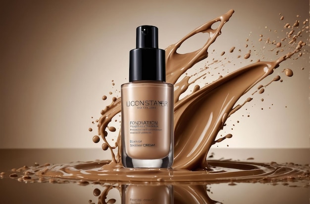 Luxurious Liquid Foundation Splash