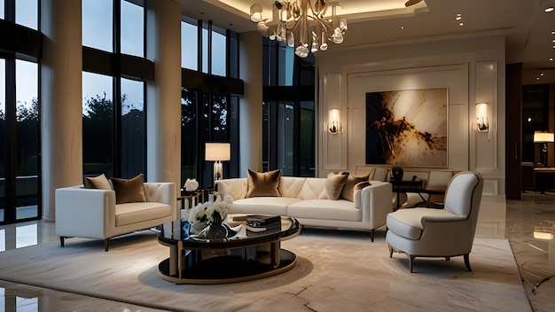 Luxurious Living Room Interior Design