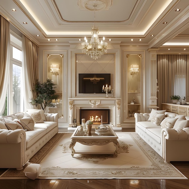 Luxurious living room