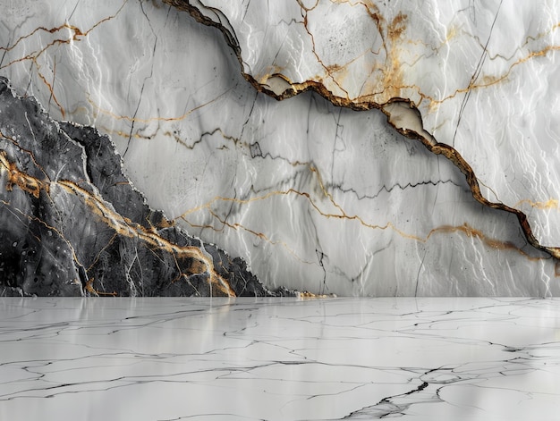 Photo luxurious marble texture close up