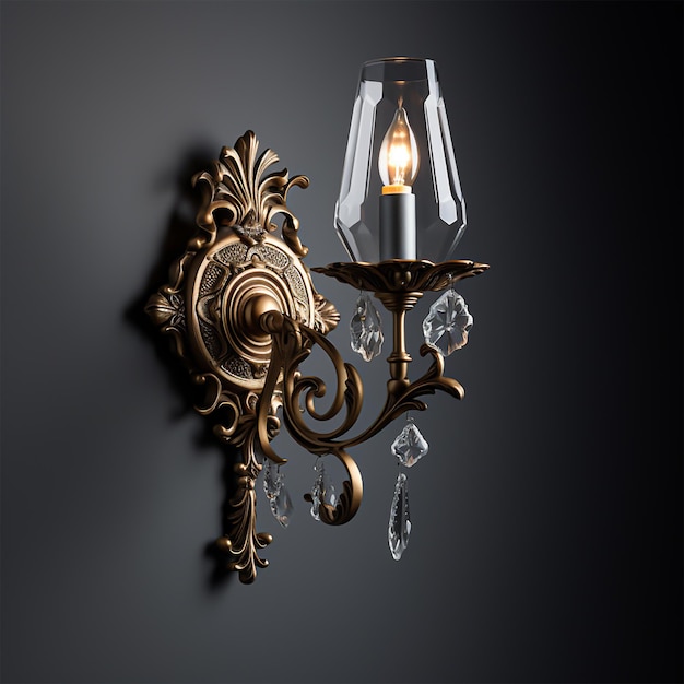 Luxurious wall lamp