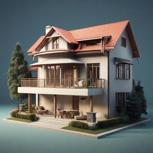 luxury 3d rendering