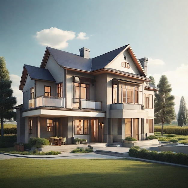 luxury 3d rendering