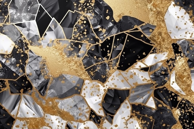 Luxury abstarct marble and gold background