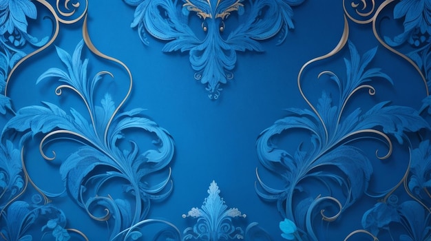 Luxury Abstract blue background design