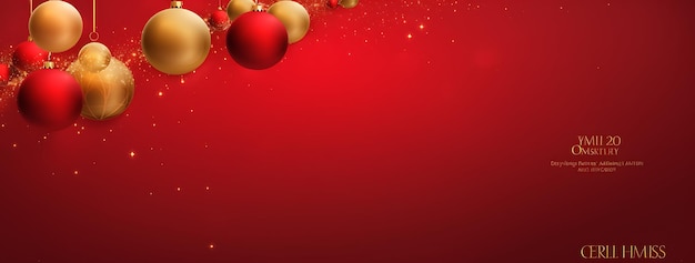 Luxury banner for a sweet Merry Christmas