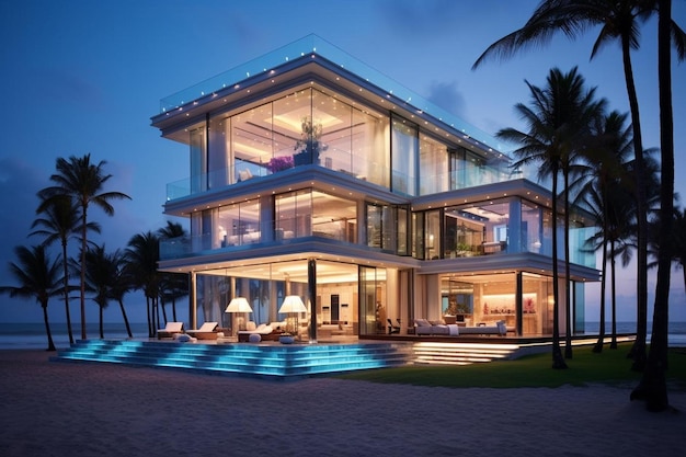 Luxury beach house