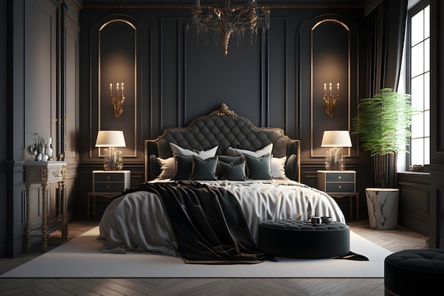 luxury bedroom interior