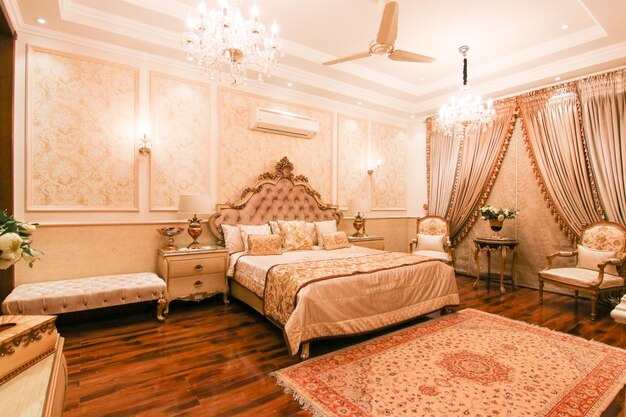 Luxury bedroom Premium Photo