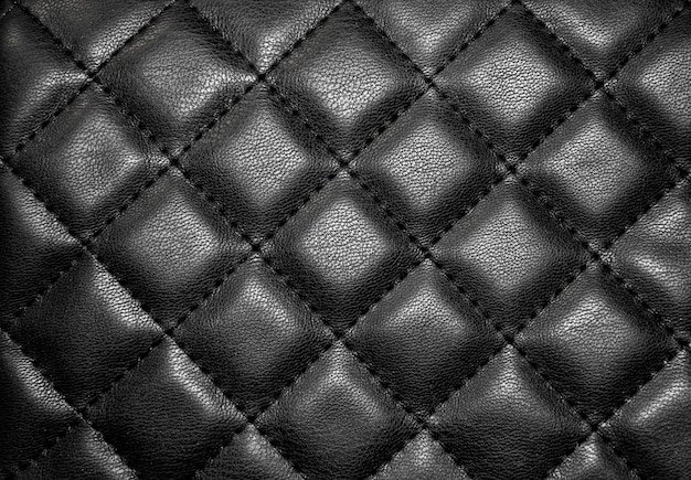 Luxury black textured leather background