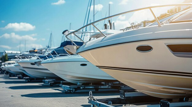 Luxury Boats on Display