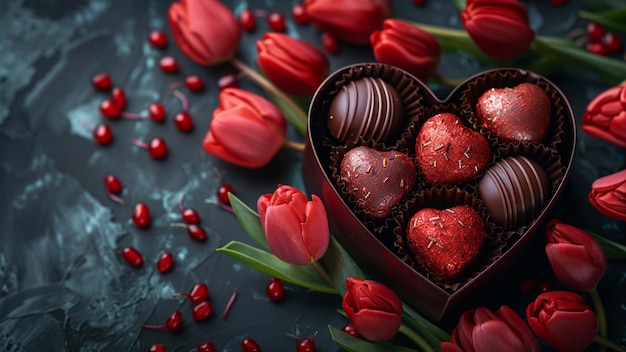 Luxury Chocolate Box Background