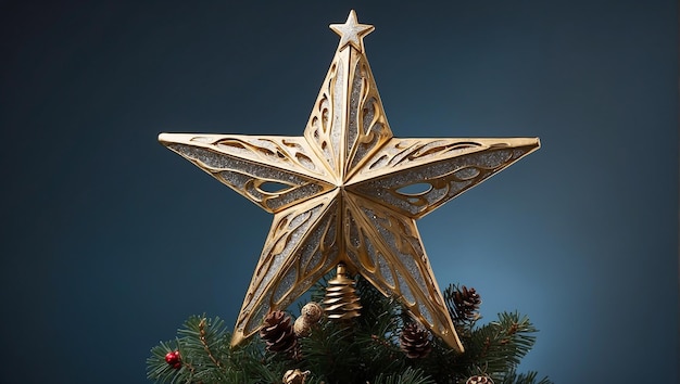 luxury Christmas star with color full ball luxury Christmas star with color full ball