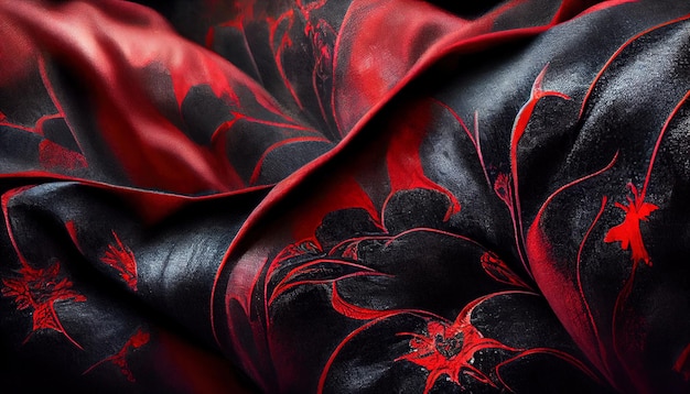 Luxury cloth with floral shapes