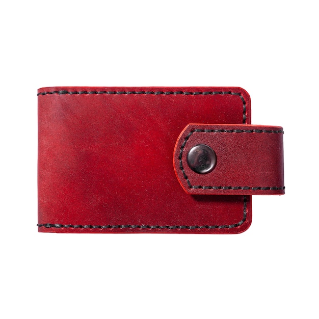 Luxury craft business card holder case made of leather