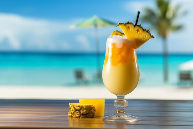 A luxury drink tropical breeze