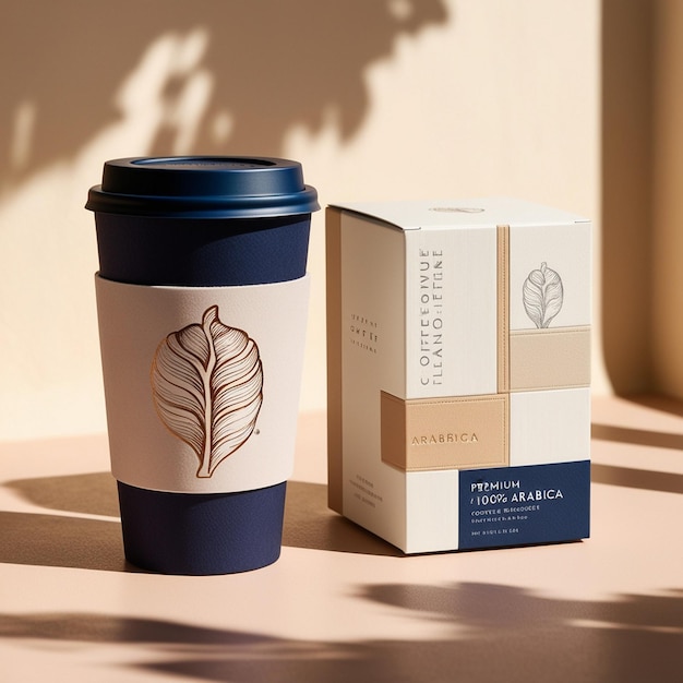 Photo luxury in every sip a highend coffee packaging design