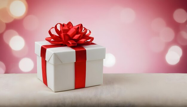 Luxury gift box with background