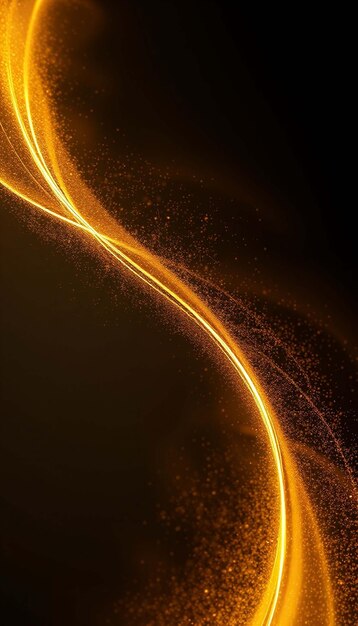 Photo luxury golden color abstract wave background abstract soft color waves