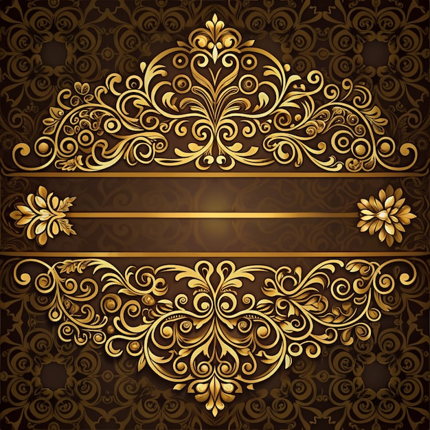 Luxury Golden Invitation Card Template Luxury Golden Weeding Card Design