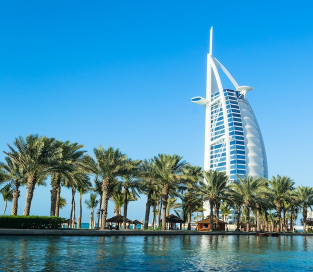 luxury hotel Burj Al Arab Tower of the Arabs, also known as Arab Sail