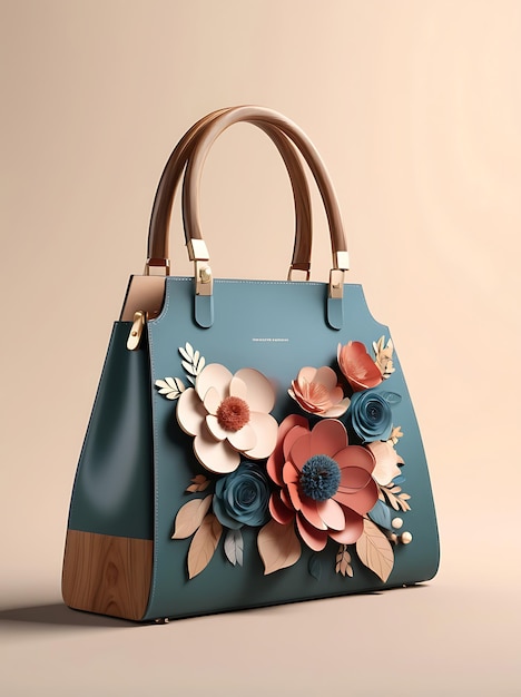 Luxury leather bag AI generated