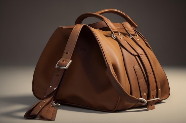 Luxury Leather Handbag Created with Generative AI