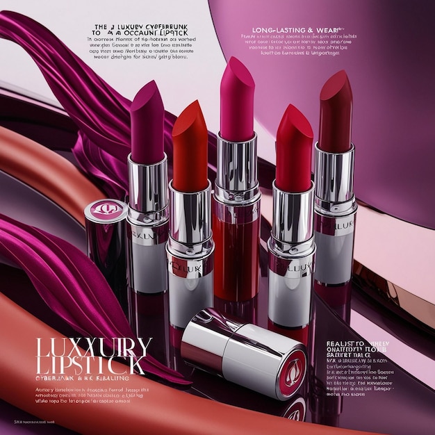 Luxury Lipstick Collection Vibrant Shades for Every Occasion