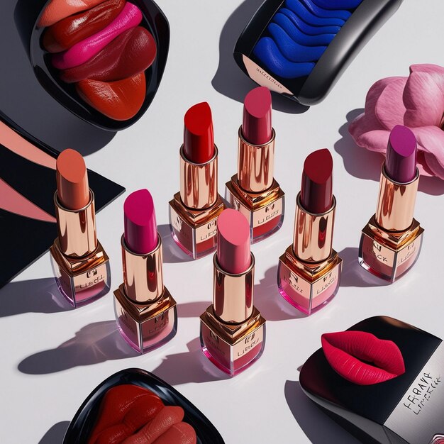 Luxury Lipstick Collection Vibrant Shades for Every Occasion