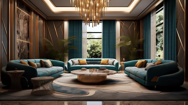 luxury living room interior design