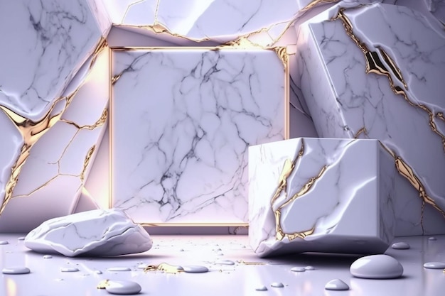 Luxury Marble Texture Background Ai generative