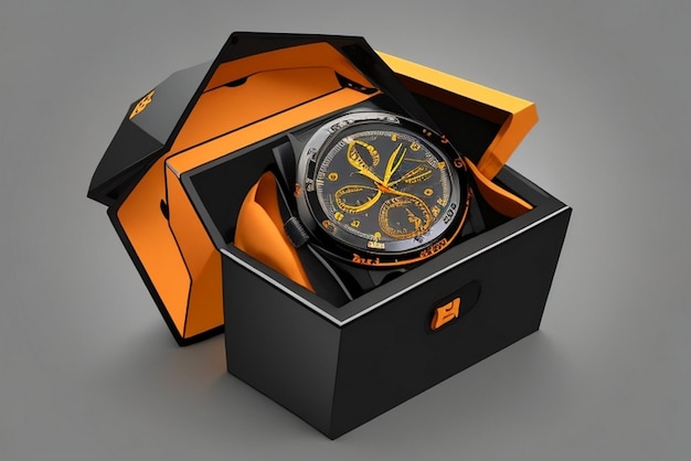 Luxury mens watch case box gift for him