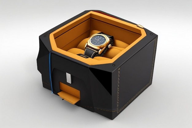 Luxury mens watch case box gift for him