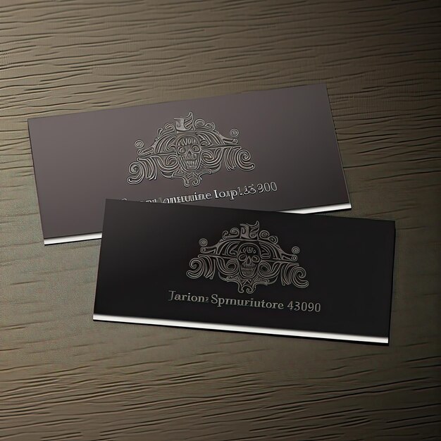 Photo luxury and minimalist business card mockup